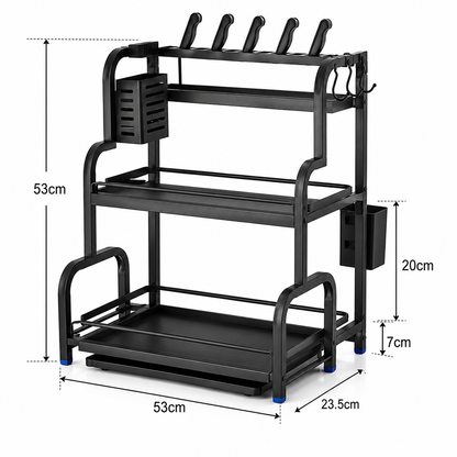 ComfyKitch™ 3-Tier Kitchen Organizer Rack