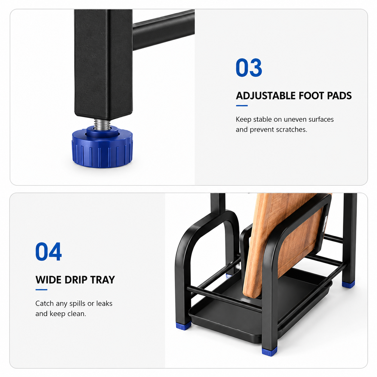 ComfyKitch™ 3-Tier Kitchen Organizer Rack