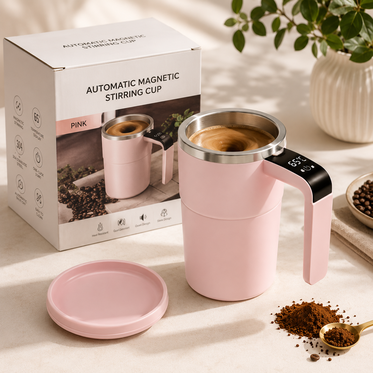 ComyKitch™ Automatic Self Stirring Mixing Mug Cup Coffee Tea