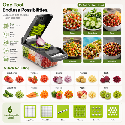 ComfyKitch™ Vegetable Chopper
